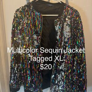 Colorful Sequin Jacket